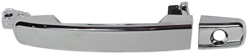Front, Driver Side Chrome Exterior Door Handle, With Key Hole For 2004-2008 Nissan Maxima / 2005-2015 Frontier