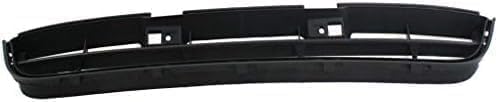 Front, Center Bumper Grille, Textured Black, Sedan For 2006-2007 Honda Accord Sedan