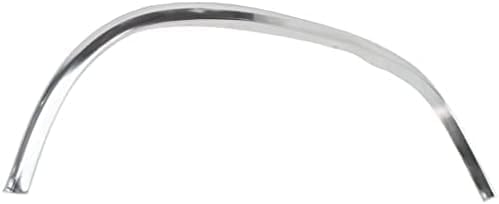 WEST DEKLE Automotive SET OF 4 FRONT FENDER MOLDING TRIM CHROME RIGHT PASSENGER & LEFT DRIVER SIDE DIRECT REPLACEMENT COMPATIBLE WITH 1988-2000 CHEVROLET / GMC C/K SERIES FULL SIZE GM1291108 GM1290108 15546444 15546443