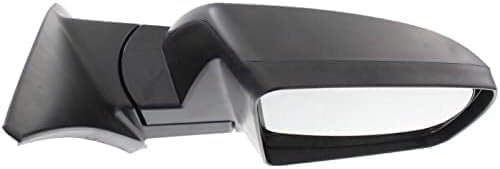 Driver and Passenger Side Mirror, Manual Adjust, Non-Heated, Manual Folding, Textured Black, No Signal Light, No Memory, No Puddle Light, No Auto-Dim, No Blind Spot Feature For 2007-2013 Toyota Tundra