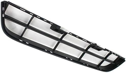 Front, Center Bumper Grille, Textured Black, Sedan For 2006-2007 Honda Accord Sedan