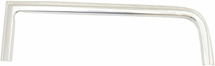 WEST DEKLE Automotive Set of 2 Front Grille Molding Chrome Left Driver & Right Passenger Side | Direct Replacement | Compatible with 1983–1988 Chevrolet GMC C/K Series | GM1213101 GM1212101