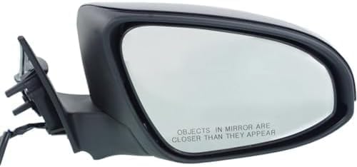 Passenger Side Mirror, Power Adjust, Manual Folding, Heated, Paintable, No Signal Light, No Memory, No Puddle Light, No Auto-Dimming, No Blind Spot Feature For 2015 Toyota Camry