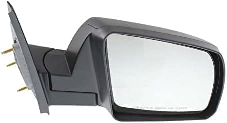Driver and Passenger Side Mirror, Manual Adjust, Non-Heated, Manual Folding, Textured Black, No Signal Light, No Memory, No Puddle Light, No Auto-Dim, No Blind Spot Feature For 2007-2013 Toyota Tundra