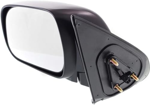 Driver Side Mirror, Manual Adjust, Manual Folding, Non-Heated, Textured Black, No Signal Light, No Memory, No Puddle Light, No Auto-Dimming, No Blind Spot Feature For 2005-2011 Toyota Tacoma