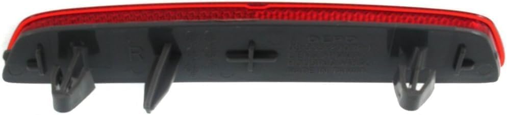 Rear, Passenger Side Bumper Reflector For 2010-2015 GMC Terrain 2013-2016 Chevrolet Trax