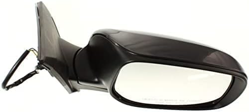 Driver Side Mirror, Power Adjust, Manual Folding, Non-Heated, Paintable, No Signal Light, No Memory, No Puddle Light, No Auto-Dimming, No Blind Spot Feature For 2009-2013 Toyota Matrix / 2009-2010 Pontiac Vibe