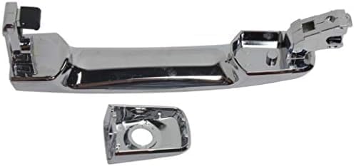 Front, Driver Side Chrome Exterior Door Handle, With Key Hole For 2004-2008 Nissan Maxima / 2005-2015 Frontier