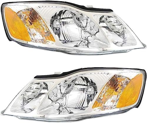 Driver and Passenger Side Halogen Headlight, OE Comparable Finish For 2000-2004 Toyota Avalon