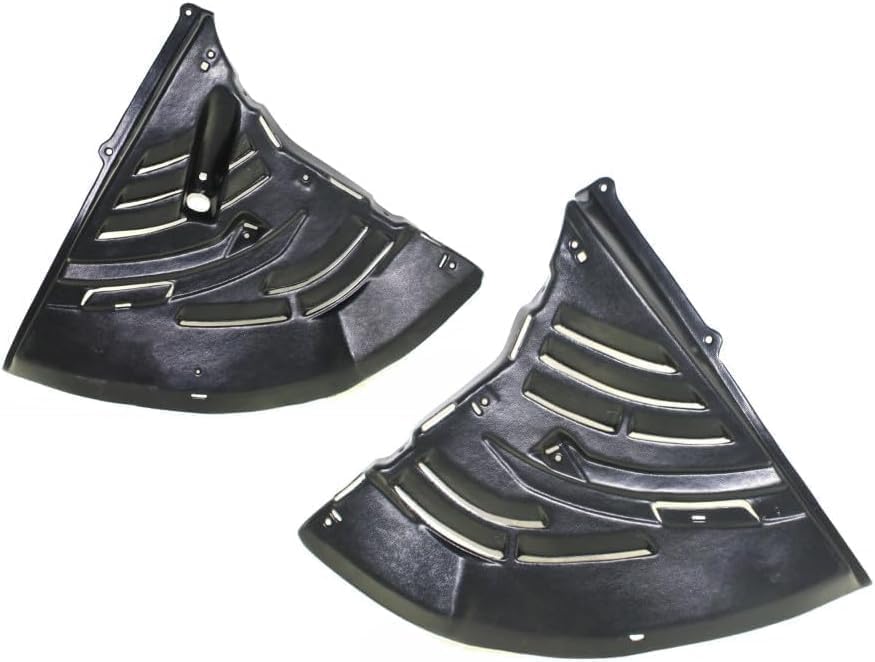 Driver and Passenger Side Engine Splash Shields, Lower, Engine Under Cover, Lower Section For 2002-2008 BMW 7-Series