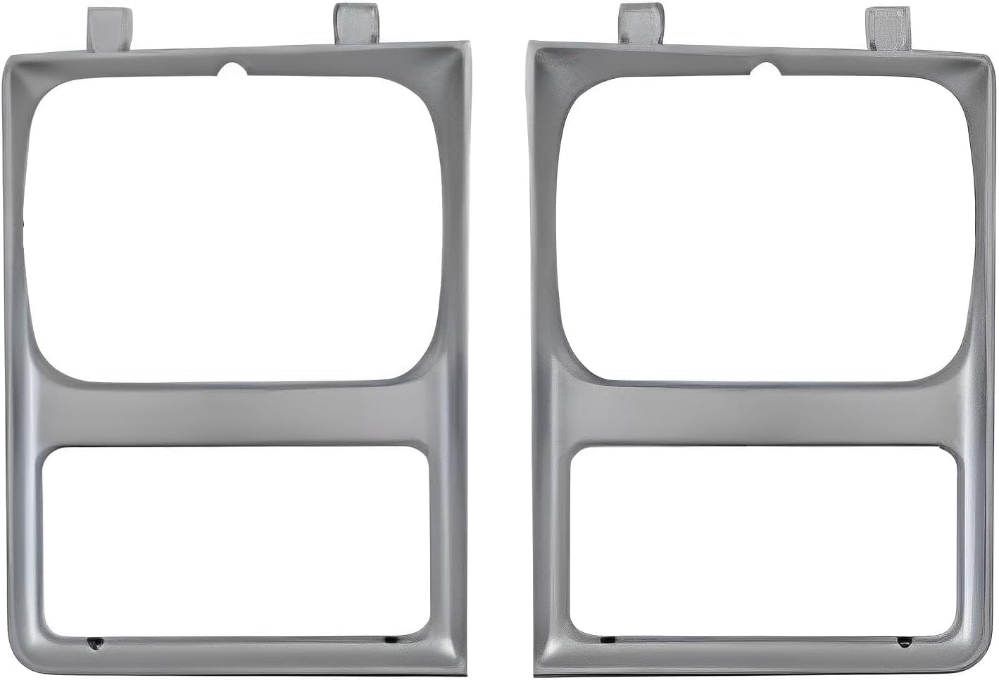 WEST DEKLE Automotive Front Headlight Bezels With Single Headlamps Left Driver & Right Passenger Side Direct Replacement For Chevrolet/GMC C/K Series 1985-1987 / Suburban 1985-1988 15598726 15598725
