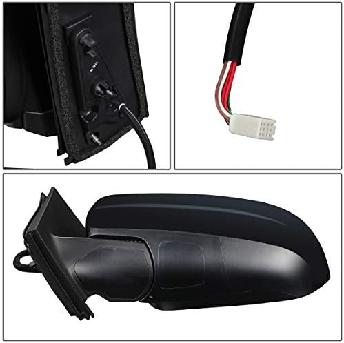 Driver Side Mirror, Power Adjust, Heated, Manual Folding, Paintable, No Signal Light, No Memory, No Puddle Light, with Blind Spot Glass, LE/SE Models, 6 Cyl., 3.5L Engine For 2015-2020 Toyota Sienna