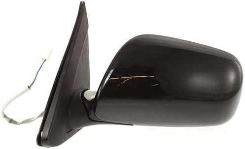 Driver Side Mirror, Power Adjust, Manual Folding, Non-Heated, Paintable, No Signal Light, No Memory, No Puddle Light, No Auto-Dimming, No Blind Spot Feature For 2009-2013 Toyota Matrix / 2009-2010 Pontiac Vibe