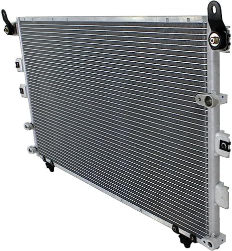 A/C Condenser, With Integrated Oil Cooler, 8 Cyl., 4.7L Engine For 2001-2007 Toyota Sequoia SR5 Limited