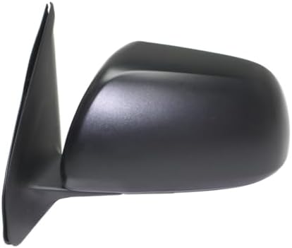 Driver and Passenger Side Mirrors, Manual Adjust, Manual Folding, Non-Heated, Textured Black, No Signal Light, No Memory, No Puddle Light, No Auto-Dimming For 2012-2015 Toyota Tacoma
