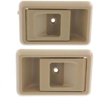 Front or Rear, Driver and Passenger Side Interior Door Handles, Brown, Without Door Lock Hole For 1987-1991 Toyota Camry / 1996-2002 4Runner / 2001-2004 Tacoma