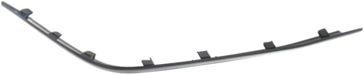 Front, Driver and Passenger Side Bumper Trim, Black For 1992-1996 Ford F-Series/Bronco