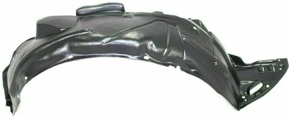 3-Piece Kit, Front, Driver and Passenger Side Fender Liner, Coupe, Includes (1) Engine Splash Shield and (2) Fender Liner For 2006-2011 Honda Civic