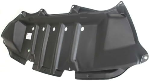 3-Piece Kit, Front, Driver and Passenger Side Fender Liner, North America Built Vehicle, Includes (1) Engine Splash Shield and (2) Fender Liner For 2009-2012 Toyota Corolla