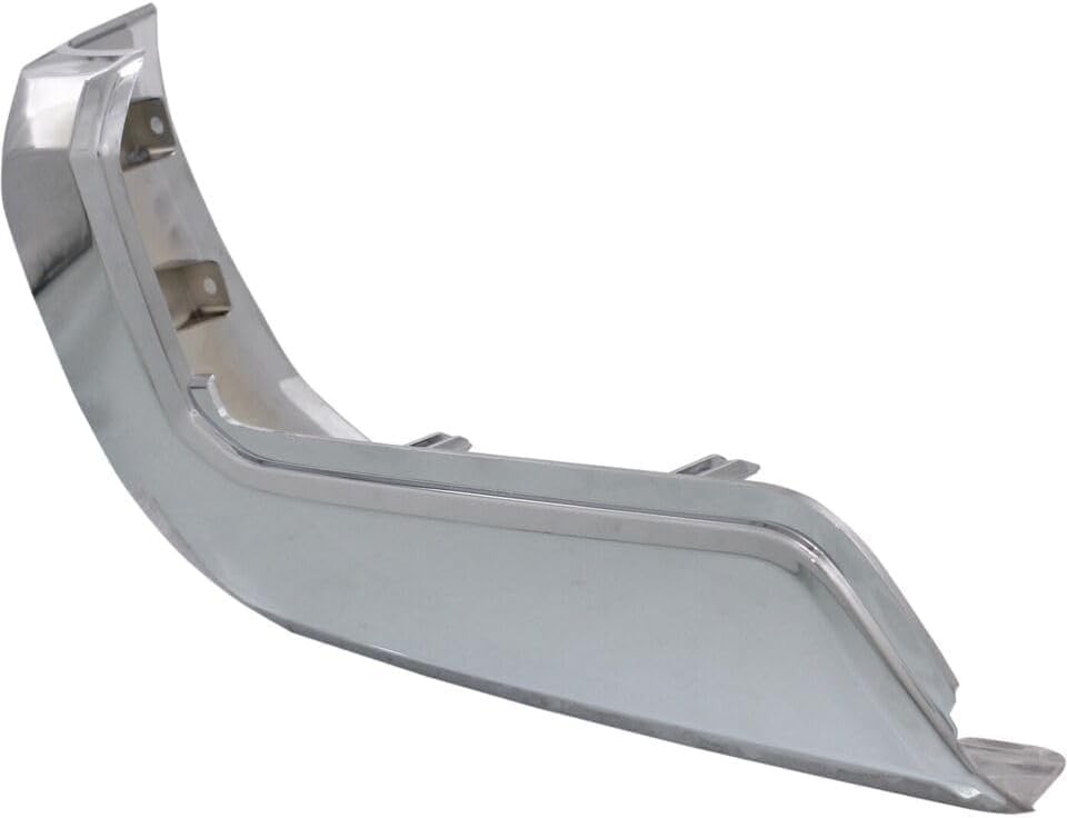 Rear, Driver Side Bumper End, Chrome Plastic For 2016-2023 Toyota Tacoma
