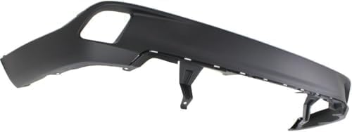 Rear, Lower Textured Bumper Cover, For Models Without Rear Object Sensor Holes For 2014-2019 Toyota Highlander