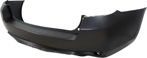 Rear, Upper Primed Bumper Cover, With Reflector Holes For 2008-2010 Toyota Highlander