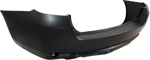 Rear, Upper Primed Bumper Cover, With Reflector Holes For 2008-2010 Toyota Highlander