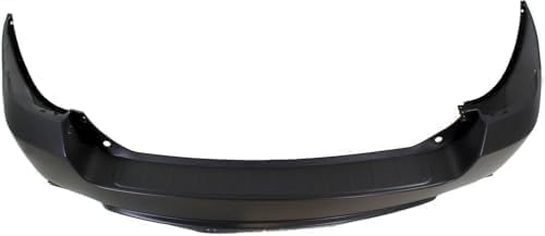 Rear, Upper Primed Bumper Cover, With Reflector Holes For 2008-2010 Toyota Highlander