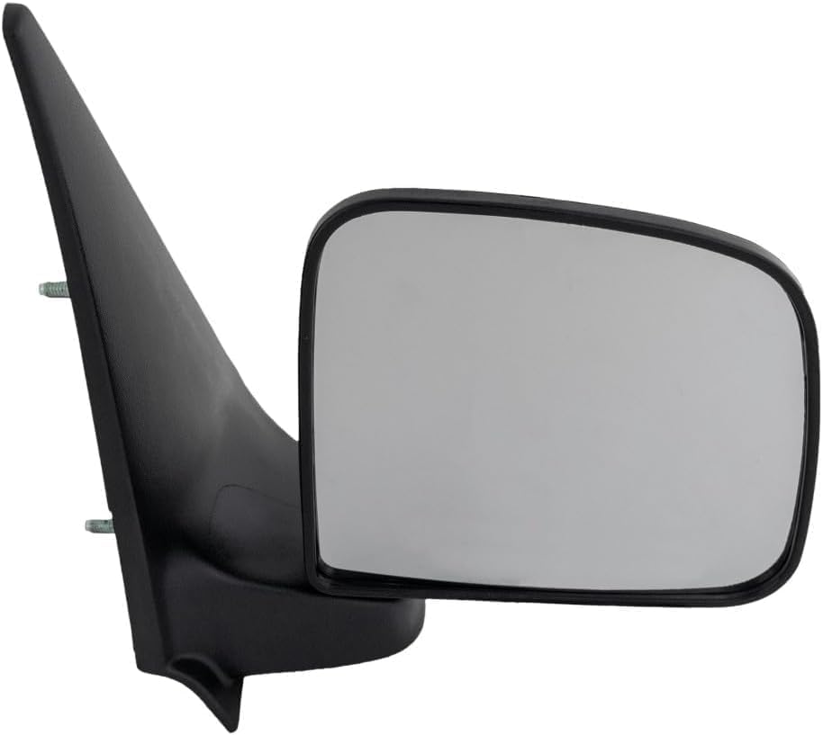 Driver Side Mirror, Manual Adjust, Manual Folding, Non-Heated, Textured Black, No Signal Light, No Memory, No Puddle Light, No Auto-Dimming, No Blind Spot Feature For 1993-2005 Ford Ranger / 1994-2002 Mazda B-Series