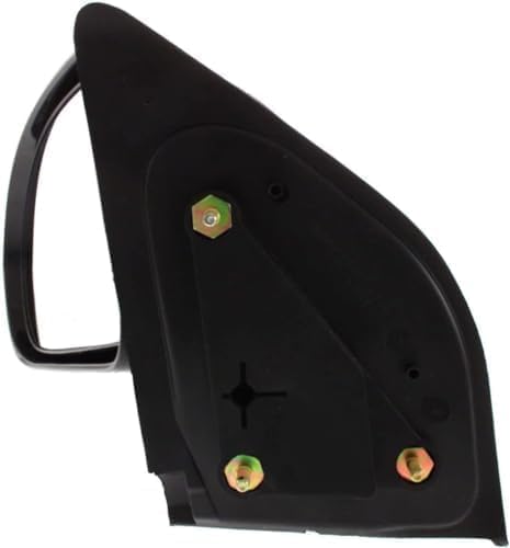 Driver Side Mirror, Manual Adjust, Non-Heated, Manual Folding, Textured Black, No Signal Light, No Memory, No Puddle Light, No Auto-Dim, No Blind Spot Feature For 2007-2017 Jeep Compass