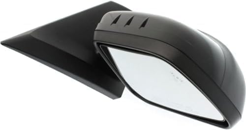 Passenger Side Mirror, Power Adjust, Heated, Manual Folding, Paintable, No Signal Light, No Memory, With Puddle Light, No Auto-Dim, With Blind Spot Monitor For 2011-2014 Ford Edge