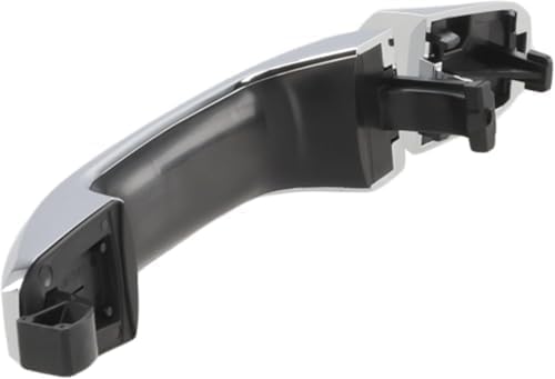 Rear, Driver or Passenger Side Chrome Exterior Door Handle, Without Key Hole, Plastic For 2014-2022 Silverado Sierra | Fits Tahoe Suburban Yukon