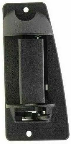 Rear, Driver Side Textured Black Bezel with Textured Black Lever Exterior Door Handle, Without Key Hole, Extended Cab Pickup For 1999-2006 Chevrolet Silverado/GMC Sierra