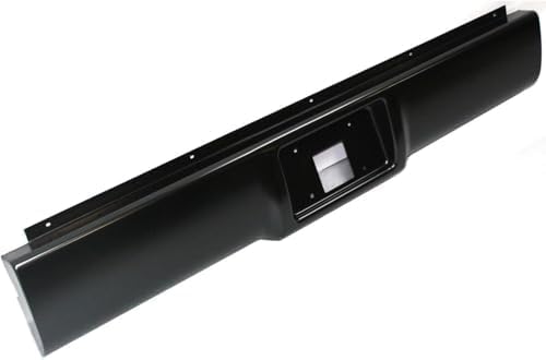 Rear Roll Pan, Steel, Fleetside, with License Plate Provision, Includes License Plate Light and Mounting Hardware For 1988-1998 Chevrolet/GMC C/K-Series
