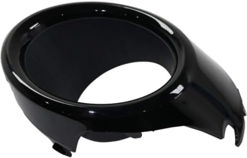 Front, Driver Side Fog Light Trim, Primed, Ring Bezel, Sedan, 2.4L Engine For 2013-2015 Honda Civic