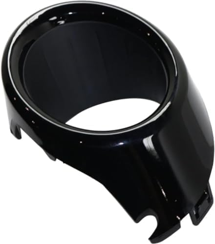Front, Driver Side Fog Light Trim, Primed, Ring Bezel, Sedan, 2.4L Engine For 2013-2015 Honda Civic