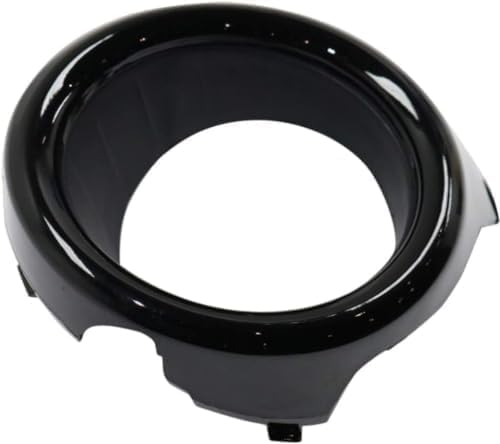 Front, Driver Side Fog Light Trim, Primed, Ring Bezel, Sedan, 2.4L Engine For 2013-2015 Honda Civic