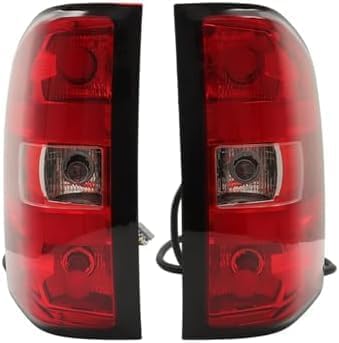 Driver and Passenger Side Tail Lights, Halogen, Except 2007 Classic Models For 2007-2014 Chevy Silverado/GMC Sierra
