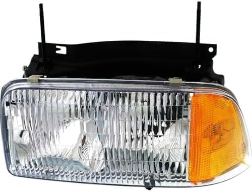 Driver and Passenger Side Halogen Headlight, OE Comparable Finish For 1994-1997 GMC Sonoma / 1995-1997 Jimmy