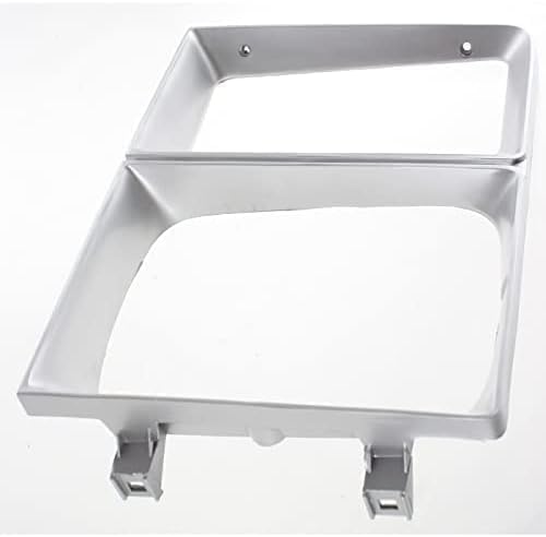 Driver and Passenger Side Headlight Door, Silver For 1983-1984 Chevrolet/GMC C/K Series
