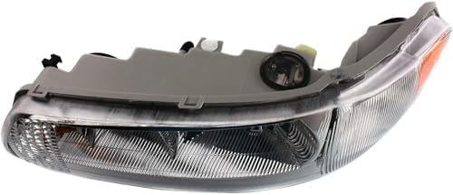 Driver and Passenger Side Halogen Headlight, OE Comparable Finish For 1997-2005 Buick Century / 1997-2004 Regal