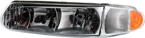 Driver and Passenger Side Halogen Headlight, OE Comparable Finish For 1997-2005 Buick Century / 1997-2004 Regal