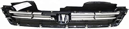 Grille Assembly, Chrome Shell with Textured Black Insert For 1994-1997 Honda Accord
