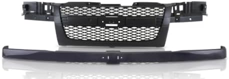 2-Piece Kit, Grille Paintable, Includes (1) Grille Shell and Insert and (1) Grille Trim For 2004-2012 Chevrolet Colorado