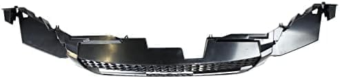 Grille, Textured Gray, 2-piece Design, without Center Bar, with Emblem Provision For 2004-2012 Chevrolet Colorado