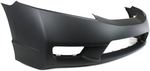 2-Piece Kit, Front Primed Bumper Cover, Sedan, Includes (1) Bumper Cover and (1) Grille For 2009-2011 Honda Civic