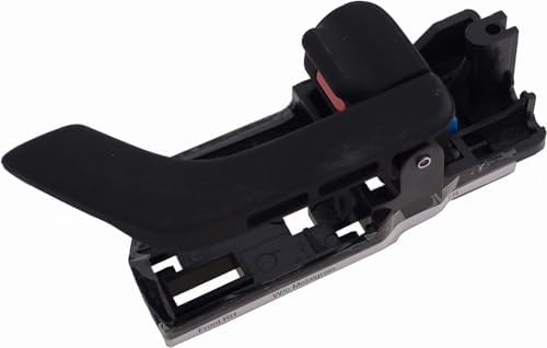 Front, Passenger Side Black Interior Door Handle, With Door Lock Button, Coupe For 2003-2008 Hyundai Tiburon