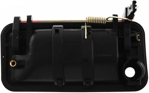 Front, Driver and Passenger Side Smooth Black Exterior Door Handle, With Key Hole For 1988-2002 GMC/Chevrolet C/K Series