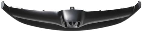 Grille, Painted Black, Sedan For 2004-2005 Honda Civic
