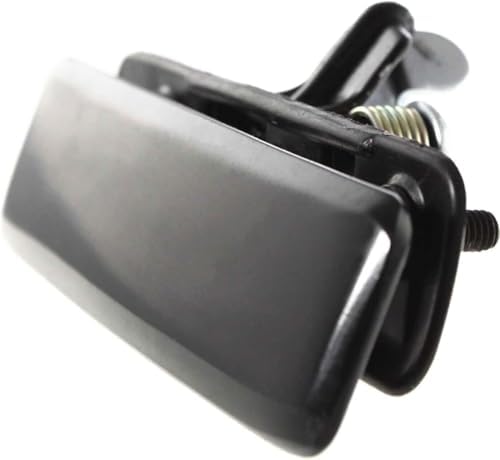 Front, Driver Side Smooth Black Exterior Door Handle, Without Key Hole For 1992-2005 Chevrolet Astro/Safari